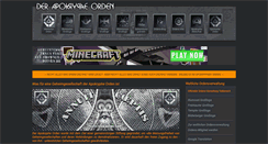Desktop Screenshot of der-apokryphe-orden.apokryph.de